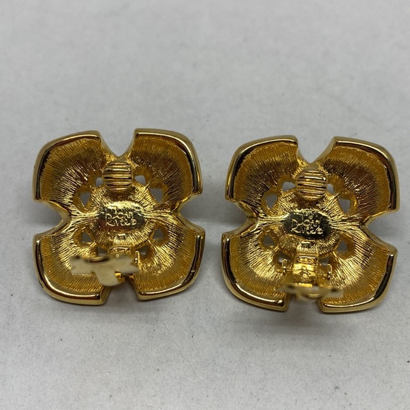 Stunning vintage Joan Rivers clip on earrings - Picture 5 of 8